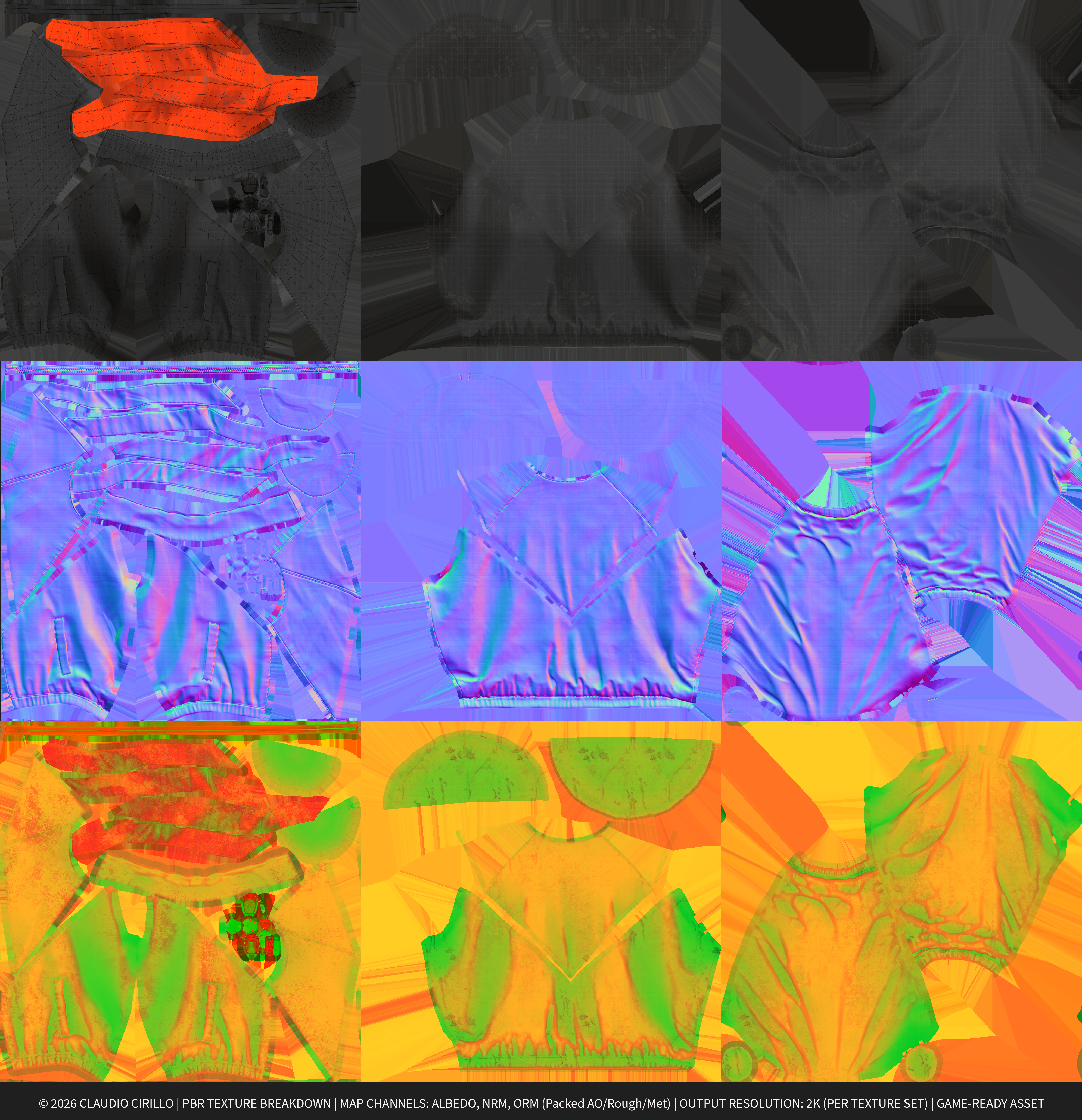 Jacket texture breakdown